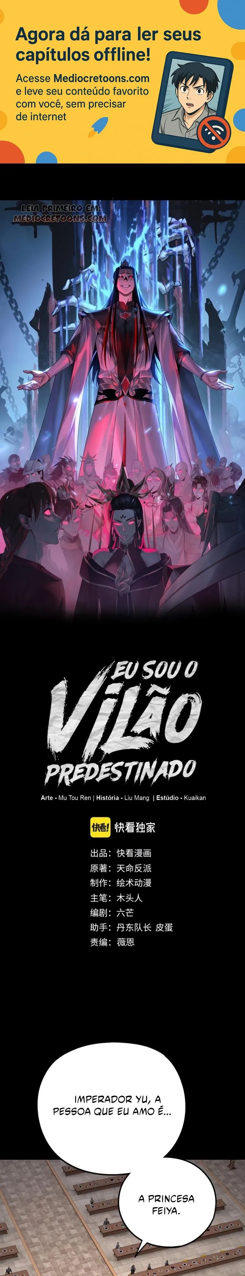 Read Eu Sou o Vilão Predestinado PT Manga Online