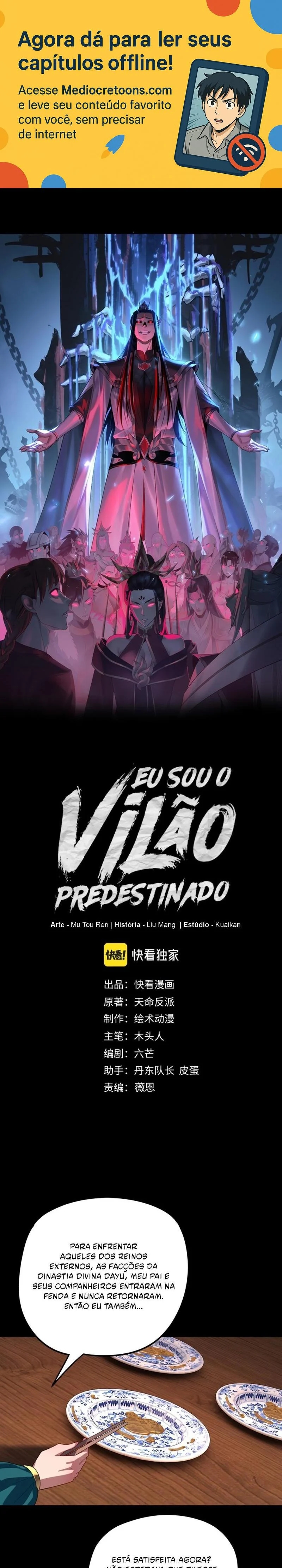 Read Eu Sou o Vilão Predestinado PT Manga Online
