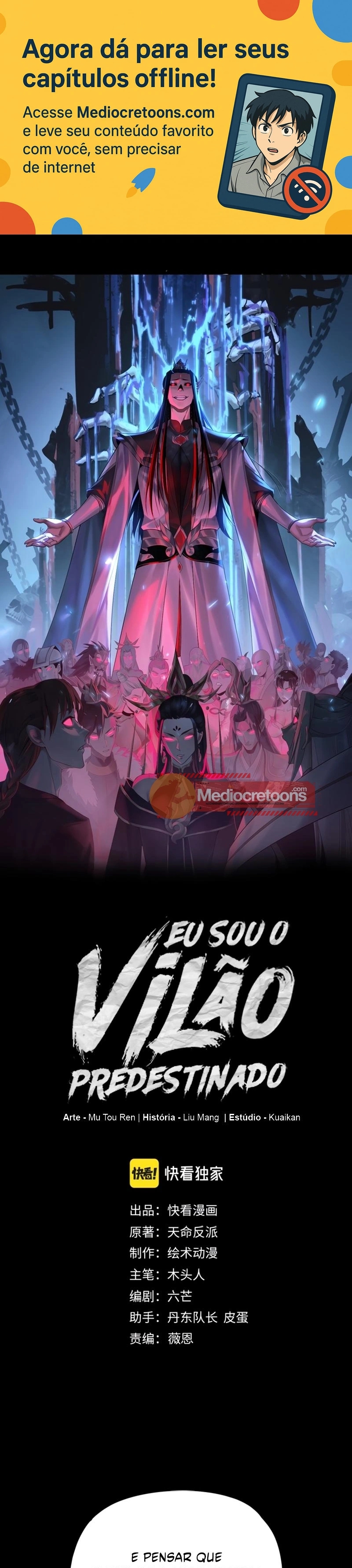 Read Eu Sou o Vilão Predestinado PT Manga Online