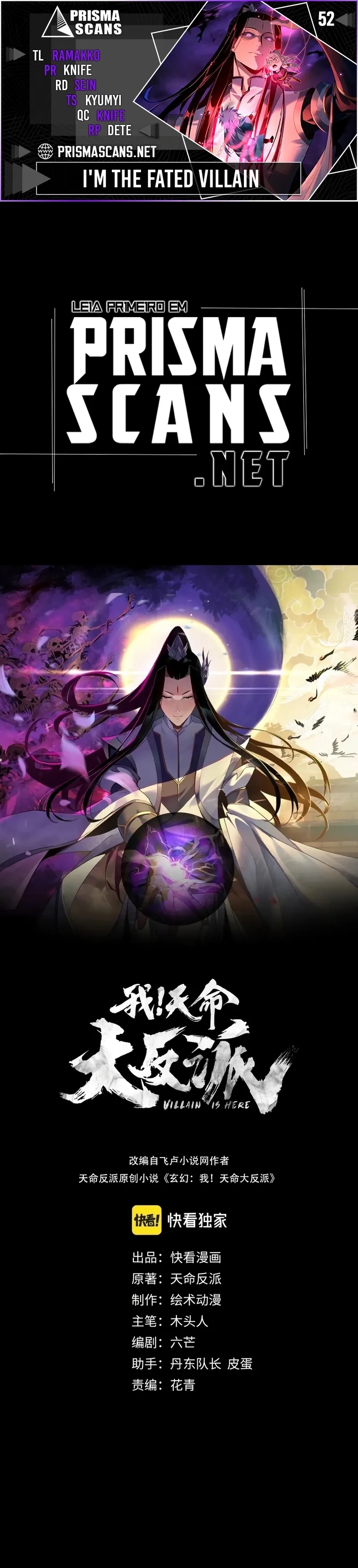Read Eu Sou o Vilão Predestinado PT Manga Online