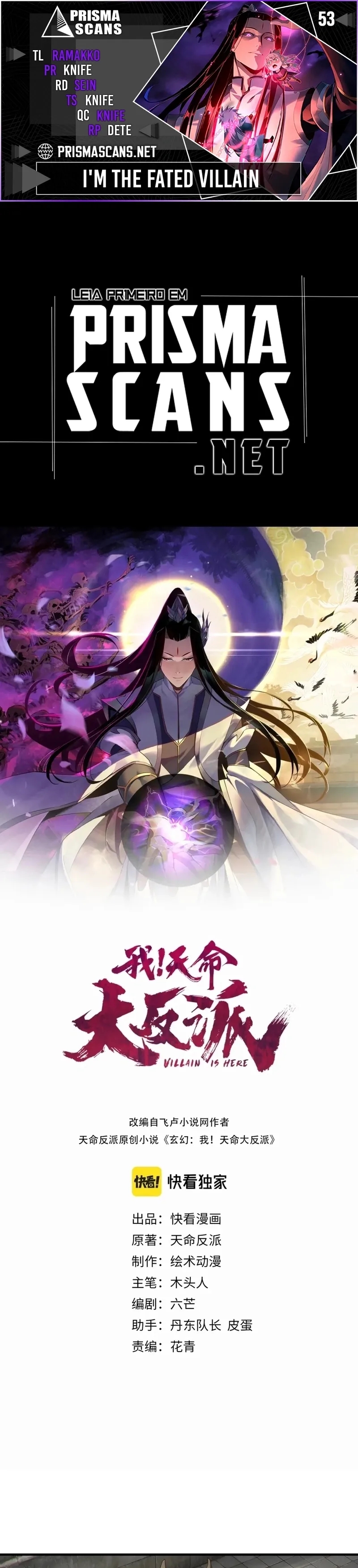 Read Eu Sou o Vilão Predestinado PT Manga Online
