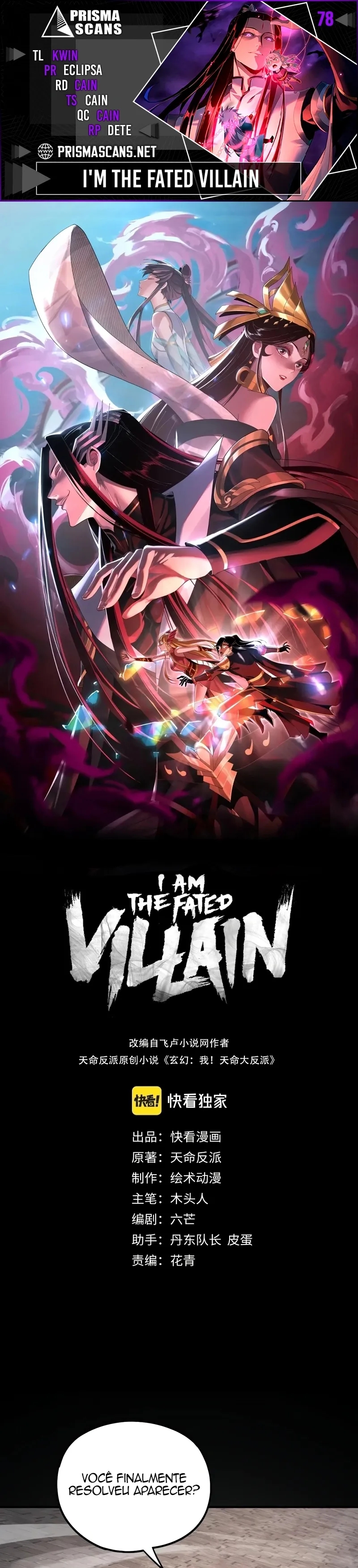 Read Eu Sou o Vilão Predestinado PT Manga Online