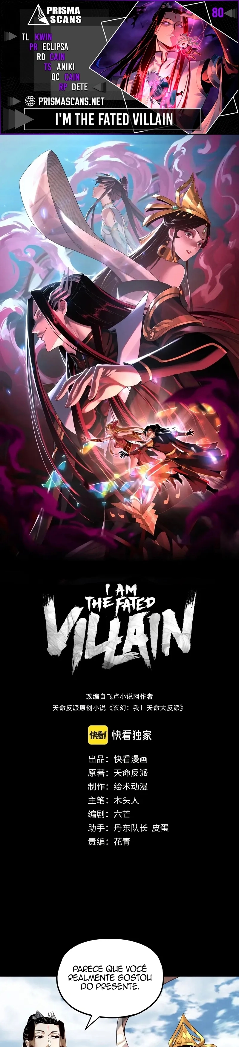 Read Eu Sou o Vilão Predestinado PT Manga Online