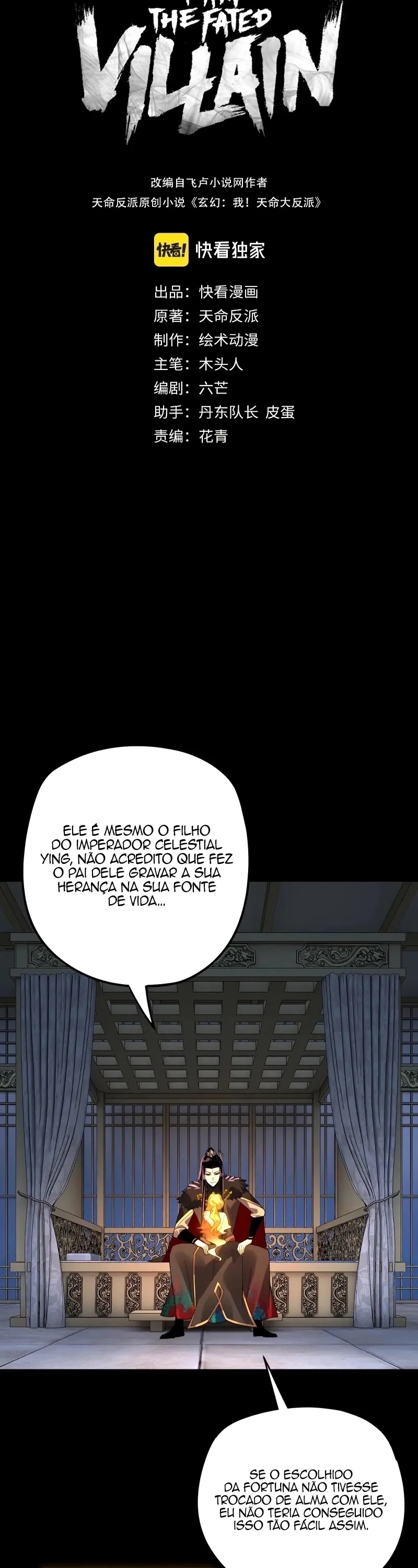 Read Eu Sou o Vilão Predestinado PT Manga Online