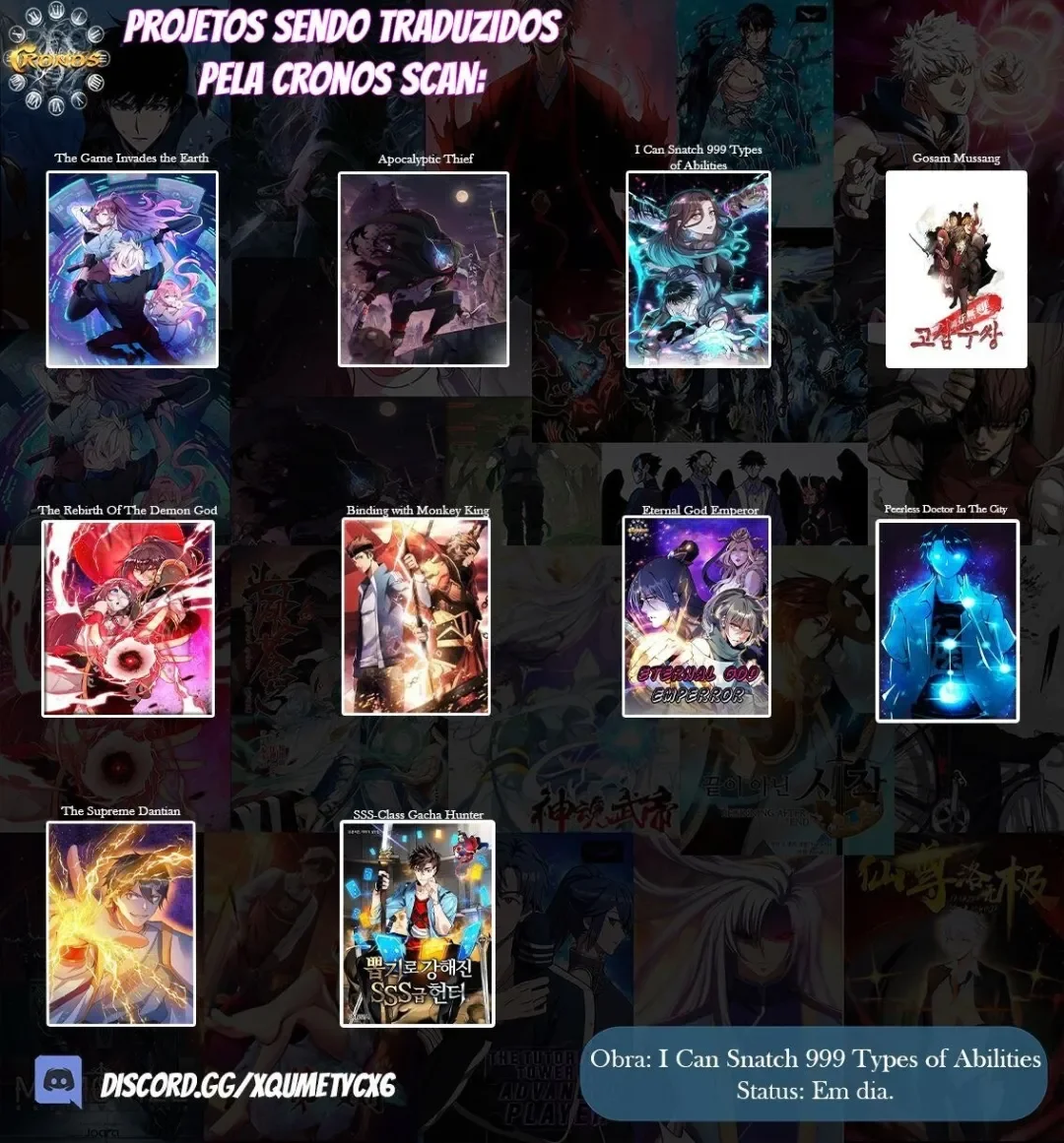 Read Eu consigo adquirir 999 tipos de habilidades PT Manga Online