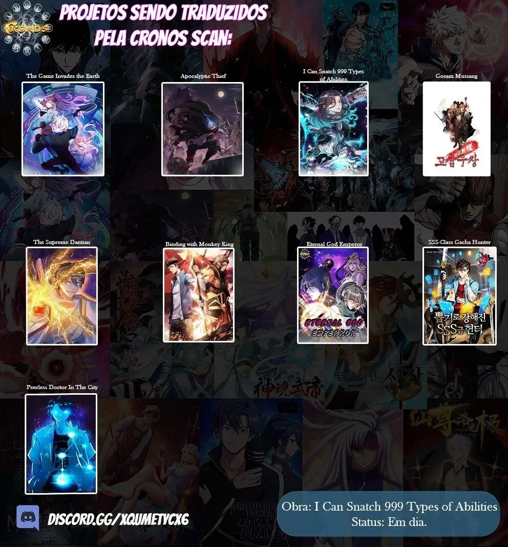 Read Eu consigo adquirir 999 tipos de habilidades PT Manga Online