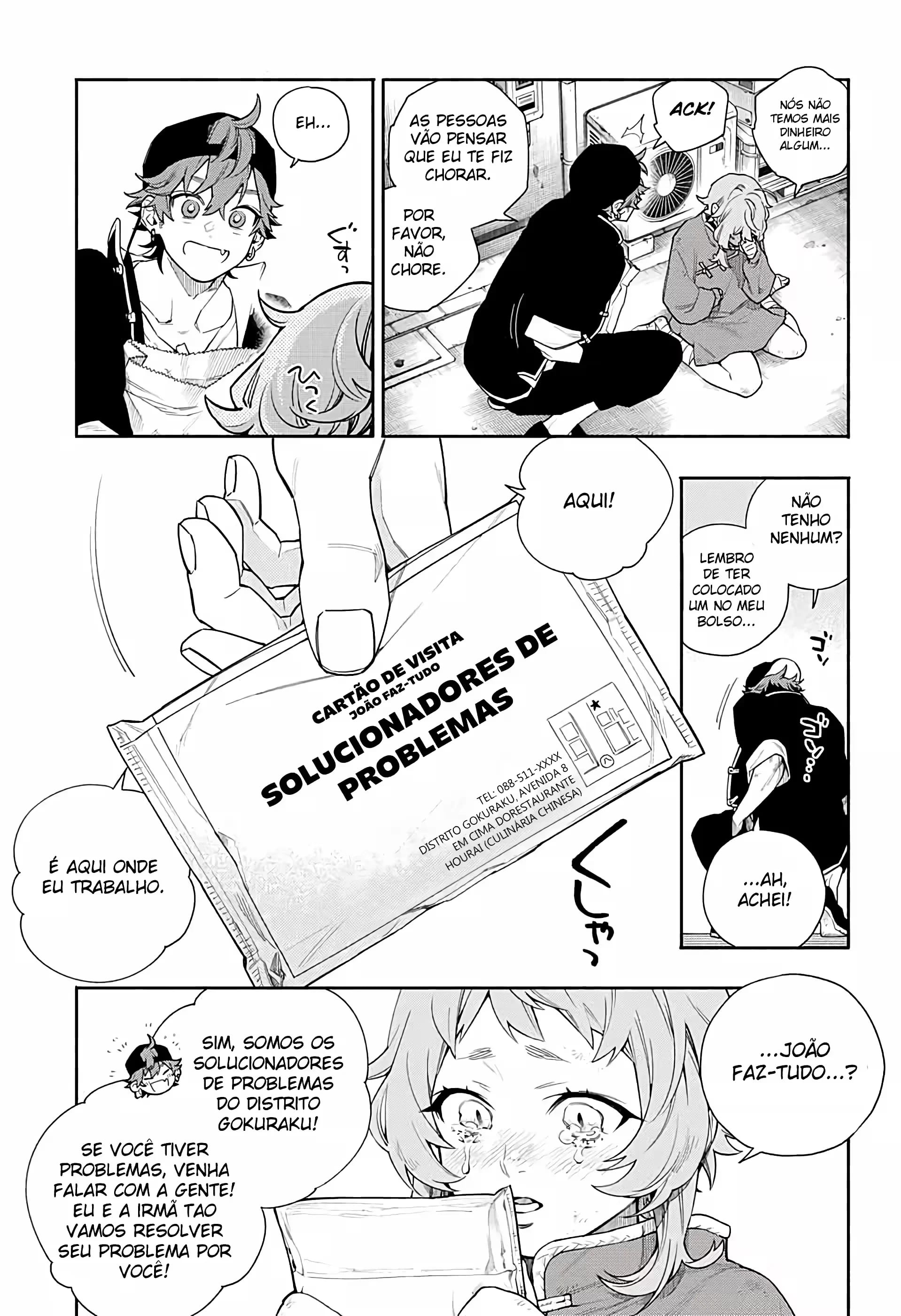 Read Gokurakugai A Luz Escura dos Problemas PT Manga Online