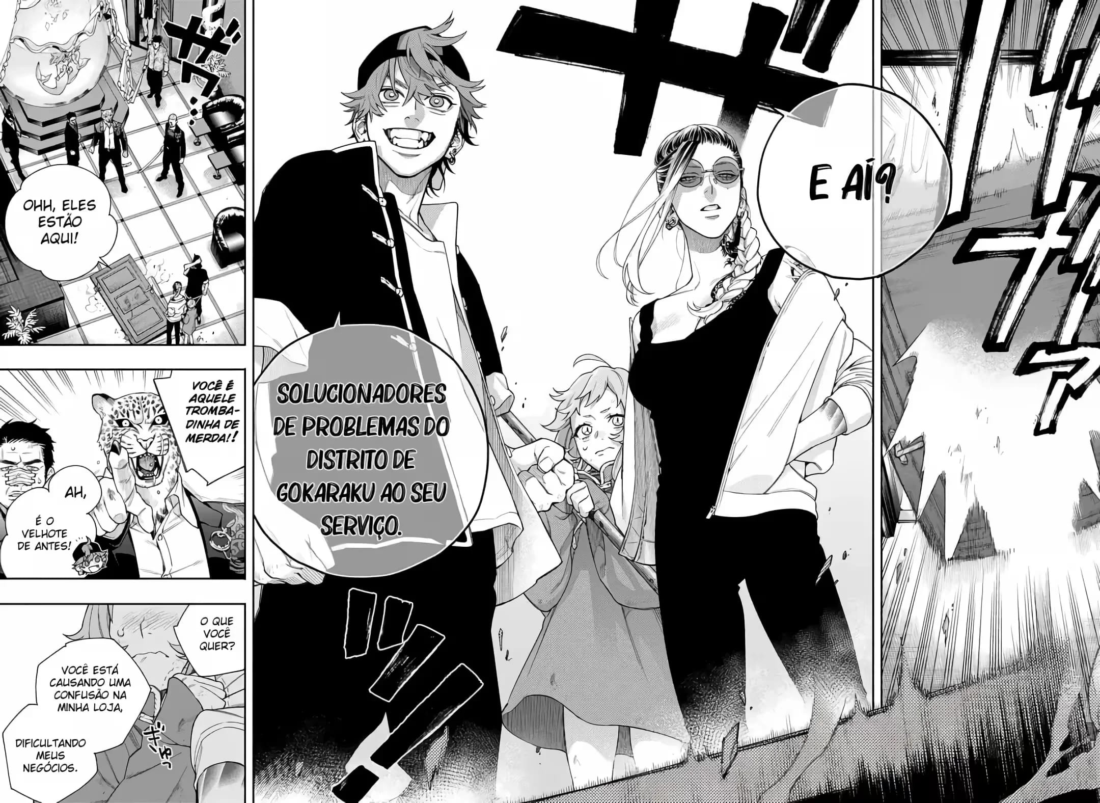 Read Gokurakugai A Luz Escura dos Problemas PT Manga Online
