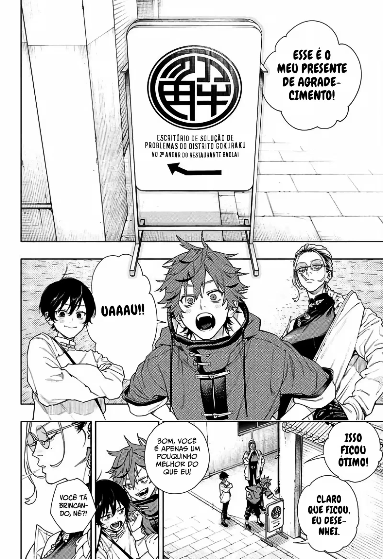 Read Gokurakugai A Luz Escura dos Problemas PT Manga Online