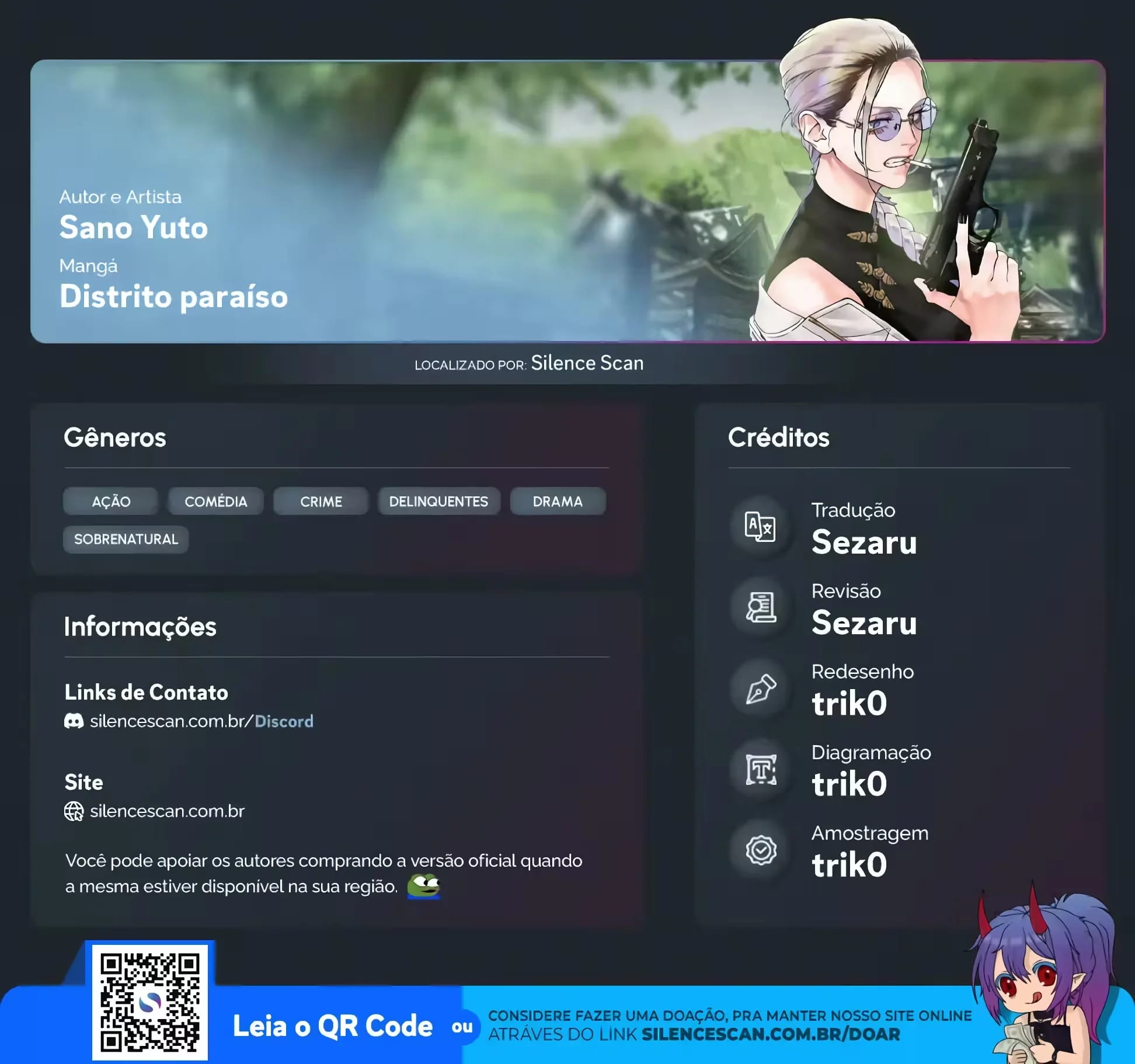 Read Gokurakugai A Luz Escura dos Problemas PT Manga Online