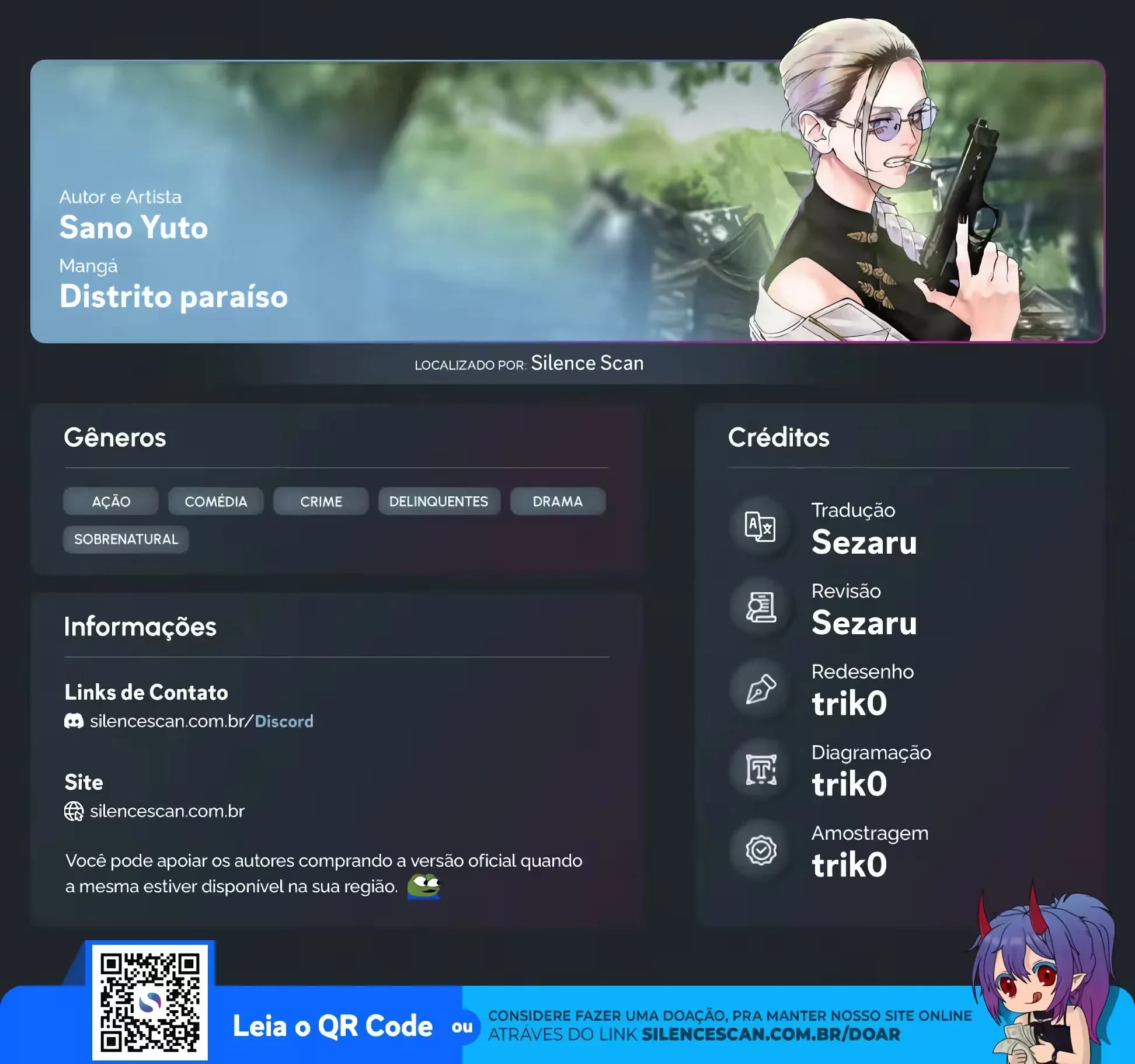 Read Gokurakugai A Luz Escura dos Problemas PT Manga Online