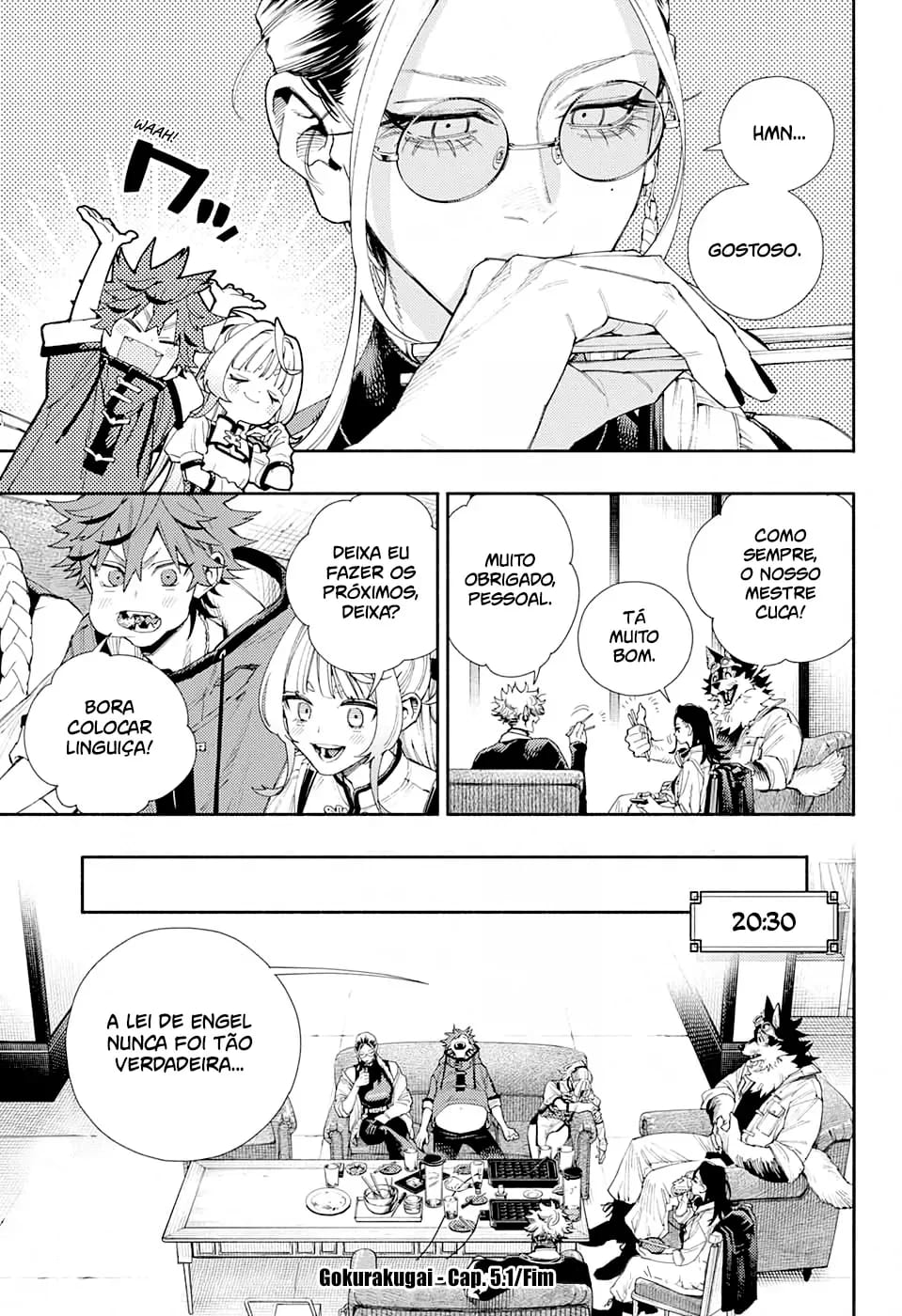 Read Gokurakugai A Luz Escura dos Problemas PT Manga Online