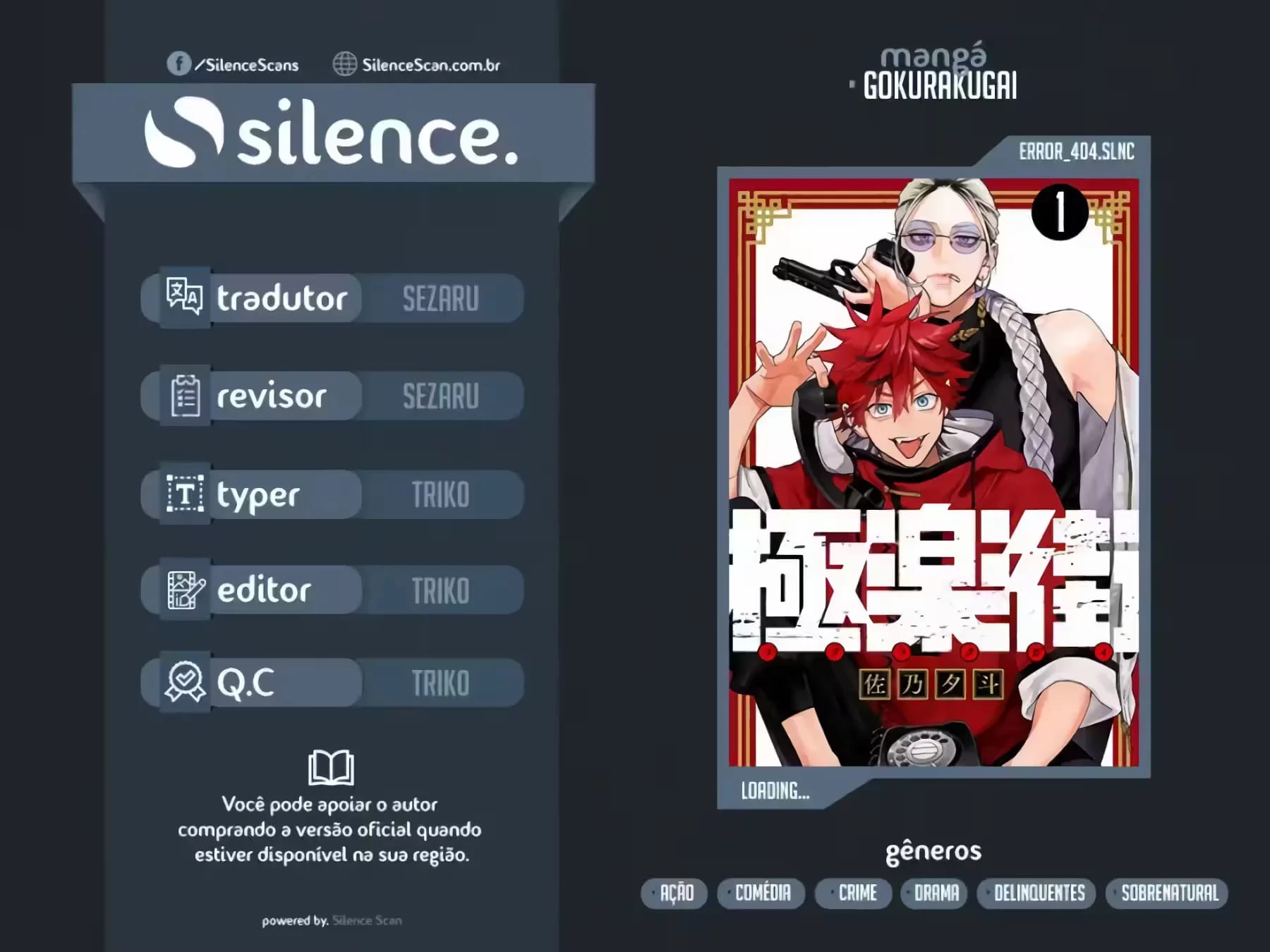 Read Gokurakugai A Luz Escura dos Problemas PT Manga Online