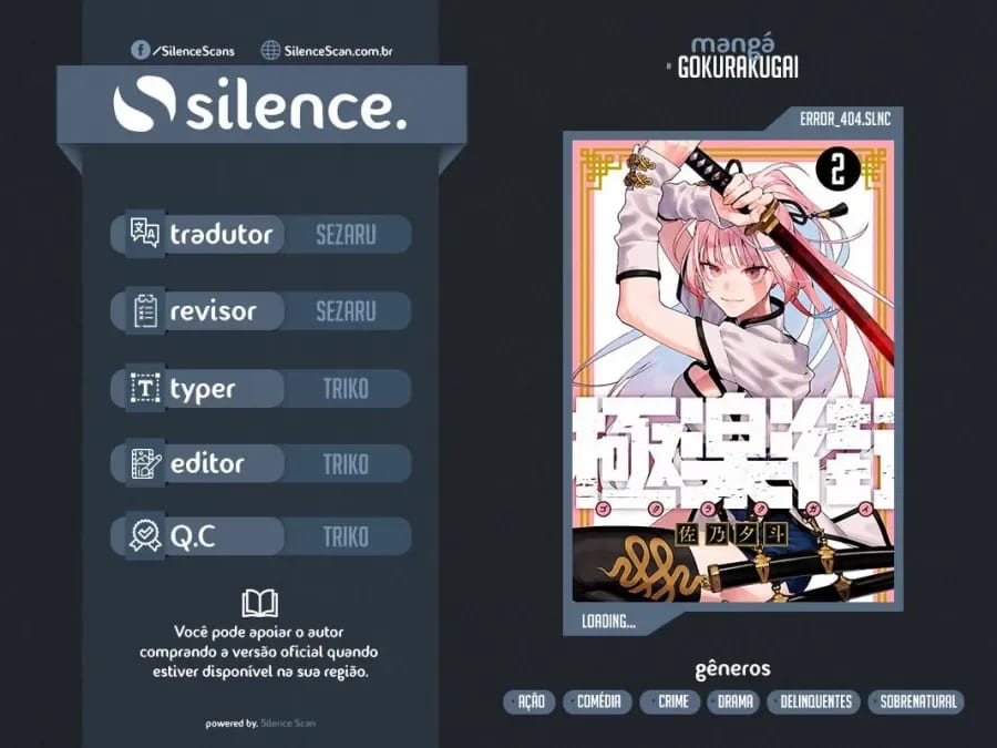 Read Gokurakugai A Luz Escura dos Problemas PT Manga Online