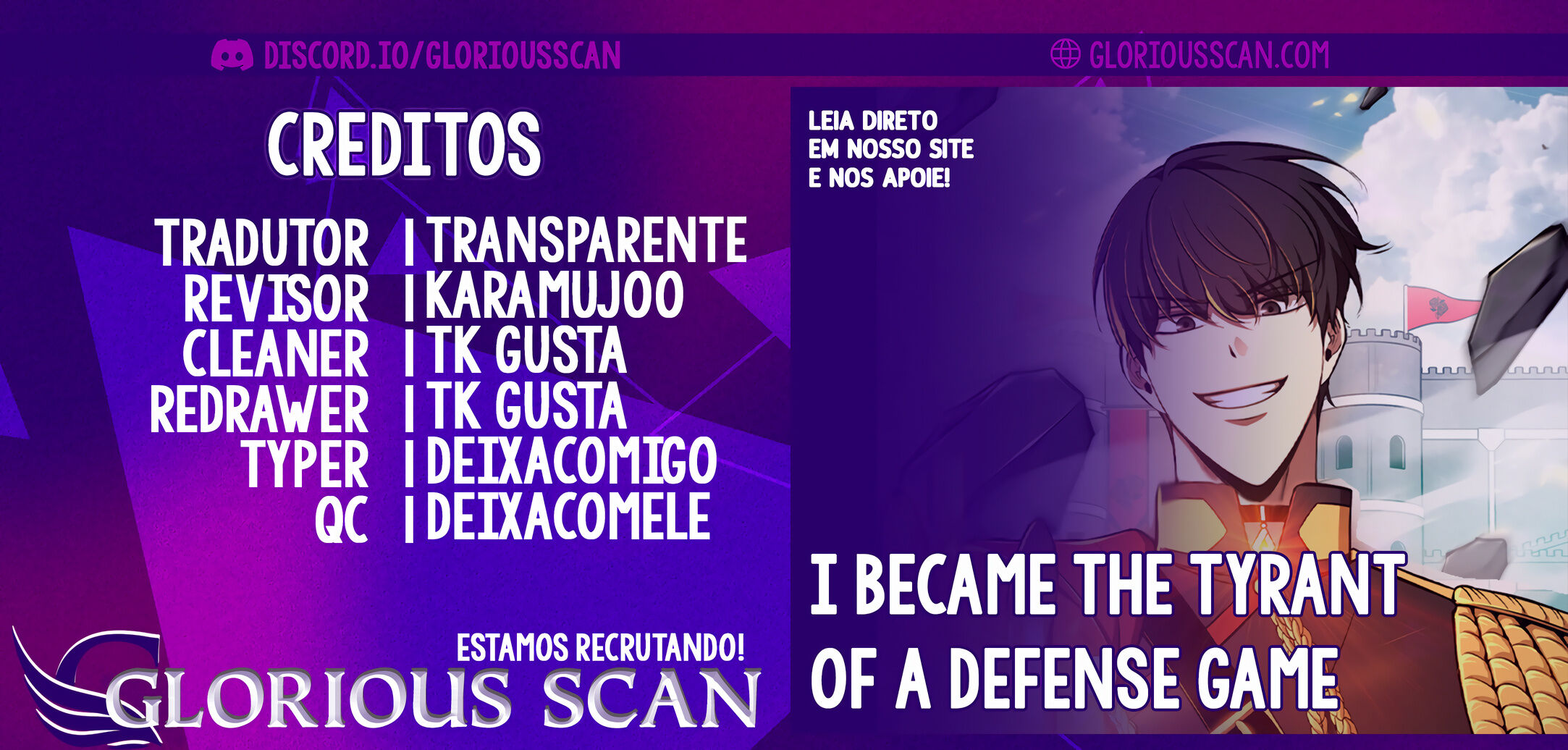 Read I Became the Tyrant of a Defence Game PT Manga Online