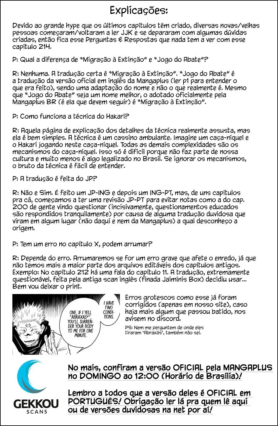 Read Jujutsu Kaisen PT Manga Online