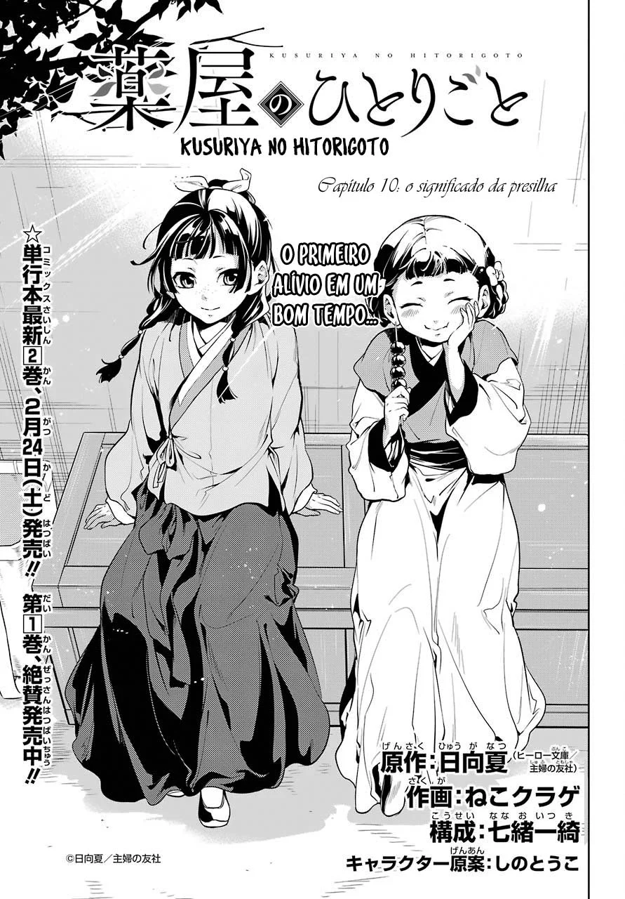 Read Kusuriya no Hitorigoto PT Manga Online