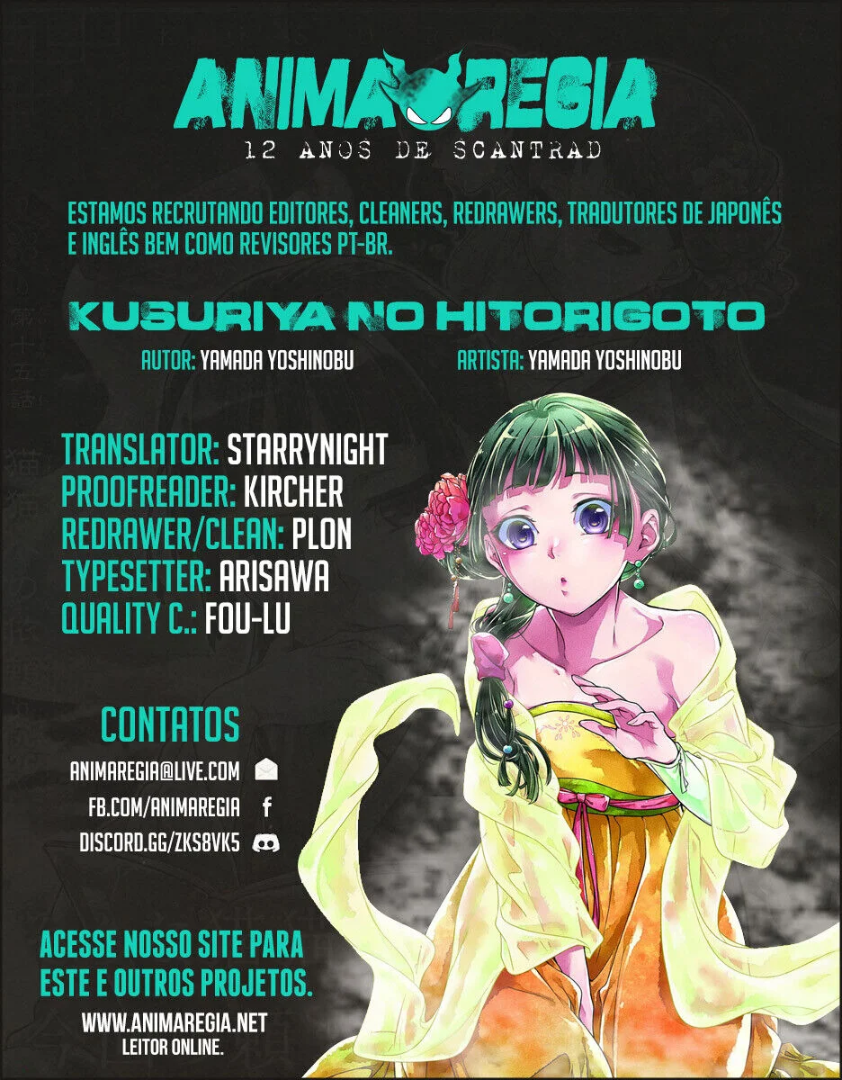 Read Kusuriya no Hitorigoto PT Manga Online