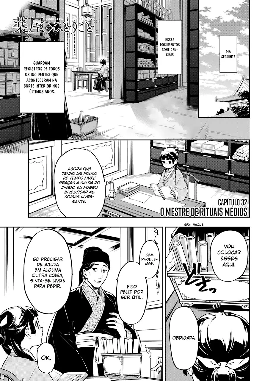 Read Kusuriya no Hitorigoto PT Manga Online