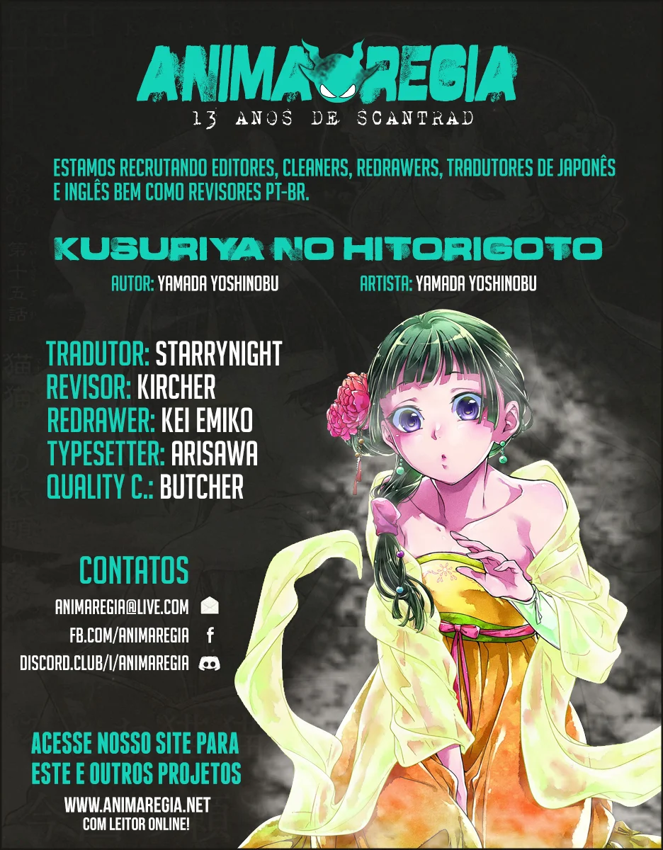 Read Kusuriya no Hitorigoto PT Manga Online
