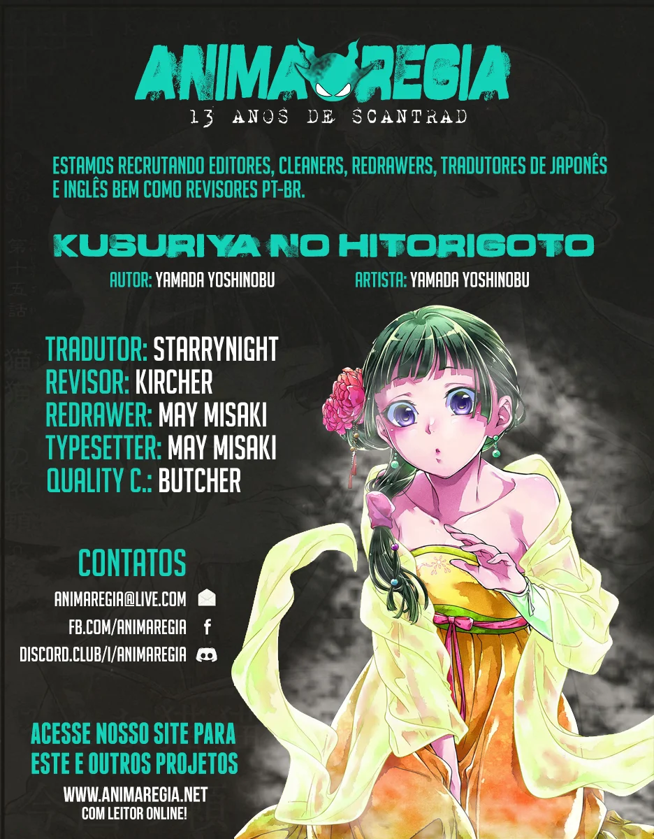Read Kusuriya no Hitorigoto PT Manga Online