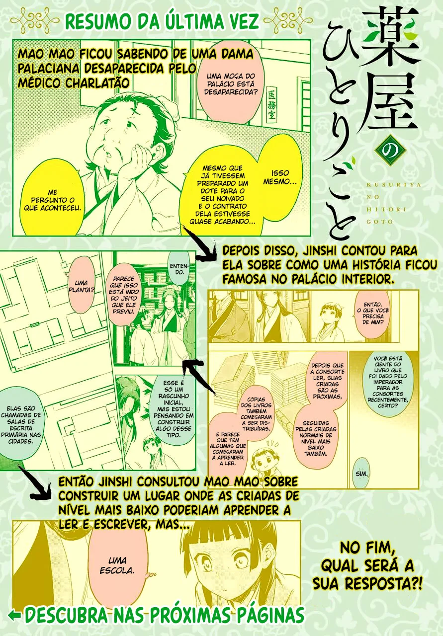 Read Kusuriya no Hitorigoto PT Manga Online