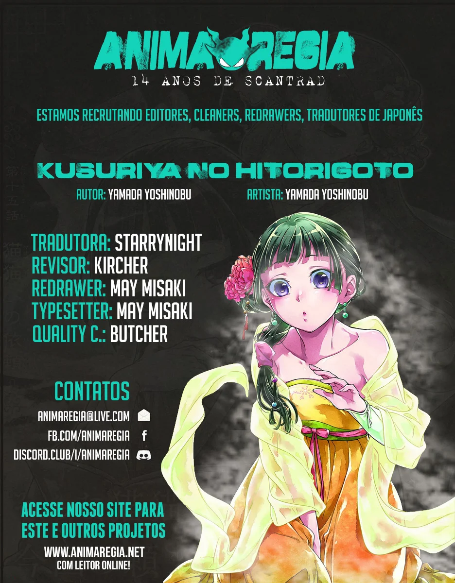 Read Kusuriya no Hitorigoto PT Manga Online