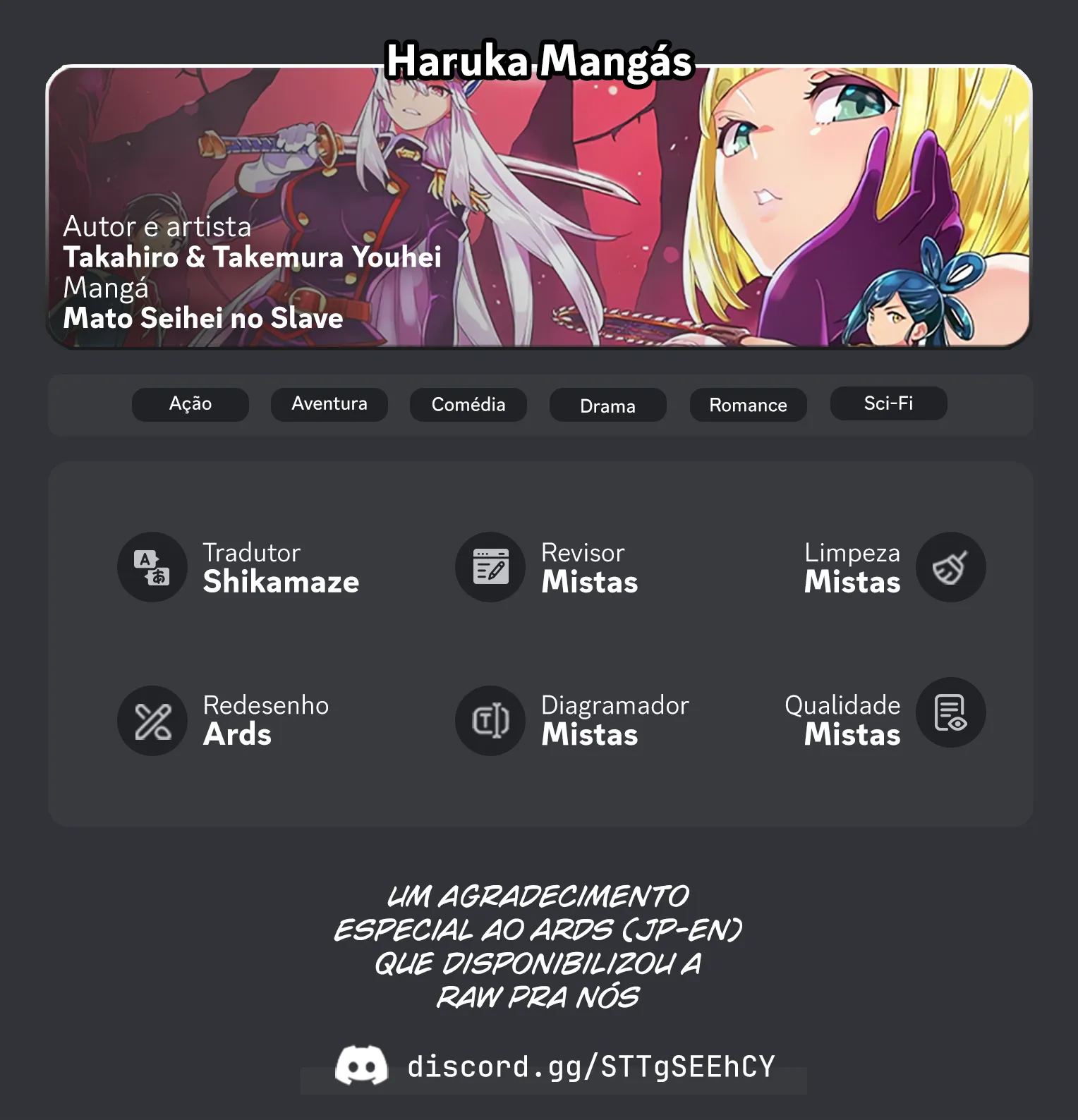 Read Mato Seihei no Slave PT Manga Online