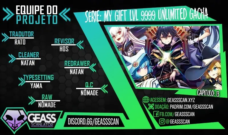 Read Meu Presente de Nível 9999 de Gacha Ilimitado PT Manga Online
