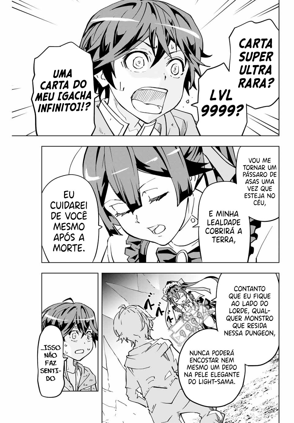 Read Meu Presente de Nível 9999 de Gacha Ilimitado PT Manga Online