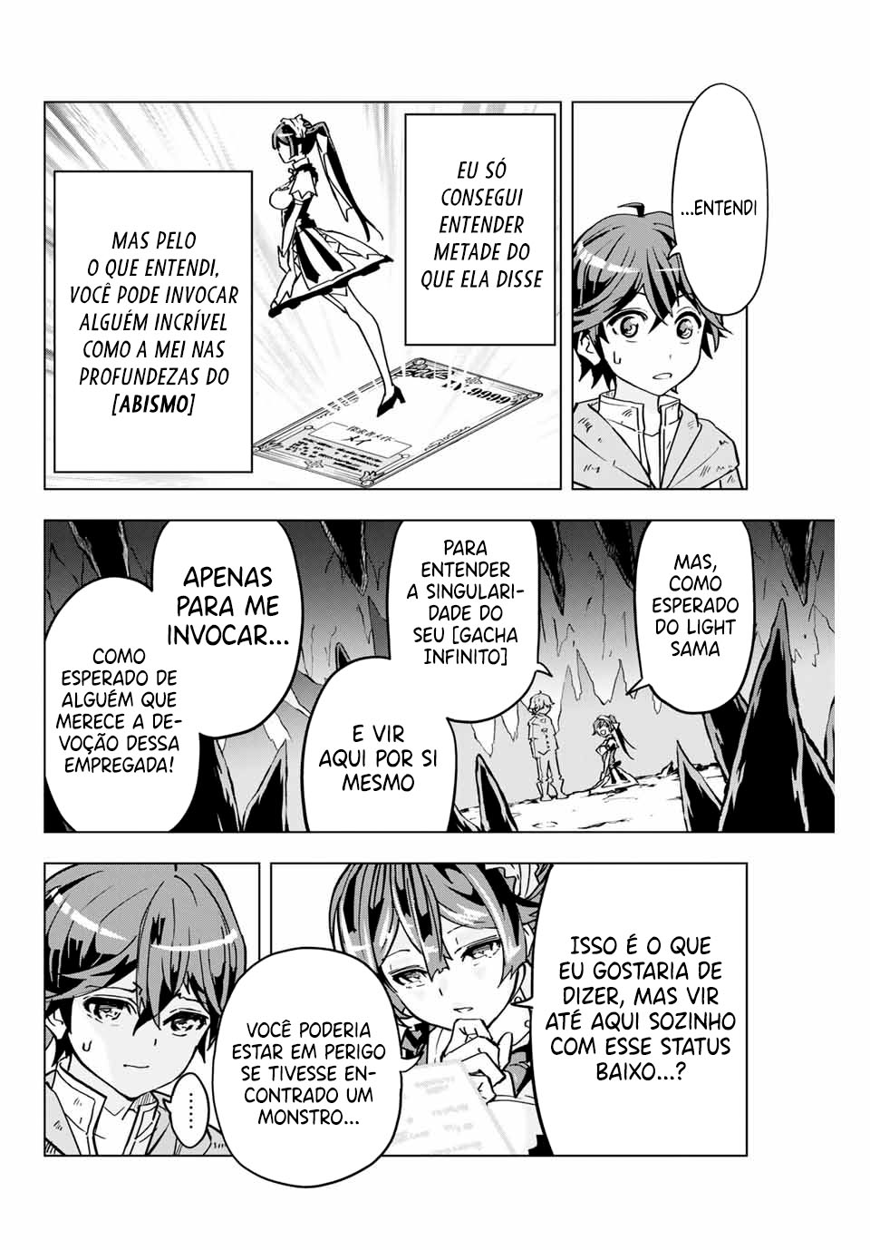 Read Meu Presente de Nível 9999 de Gacha Ilimitado PT Manga Online