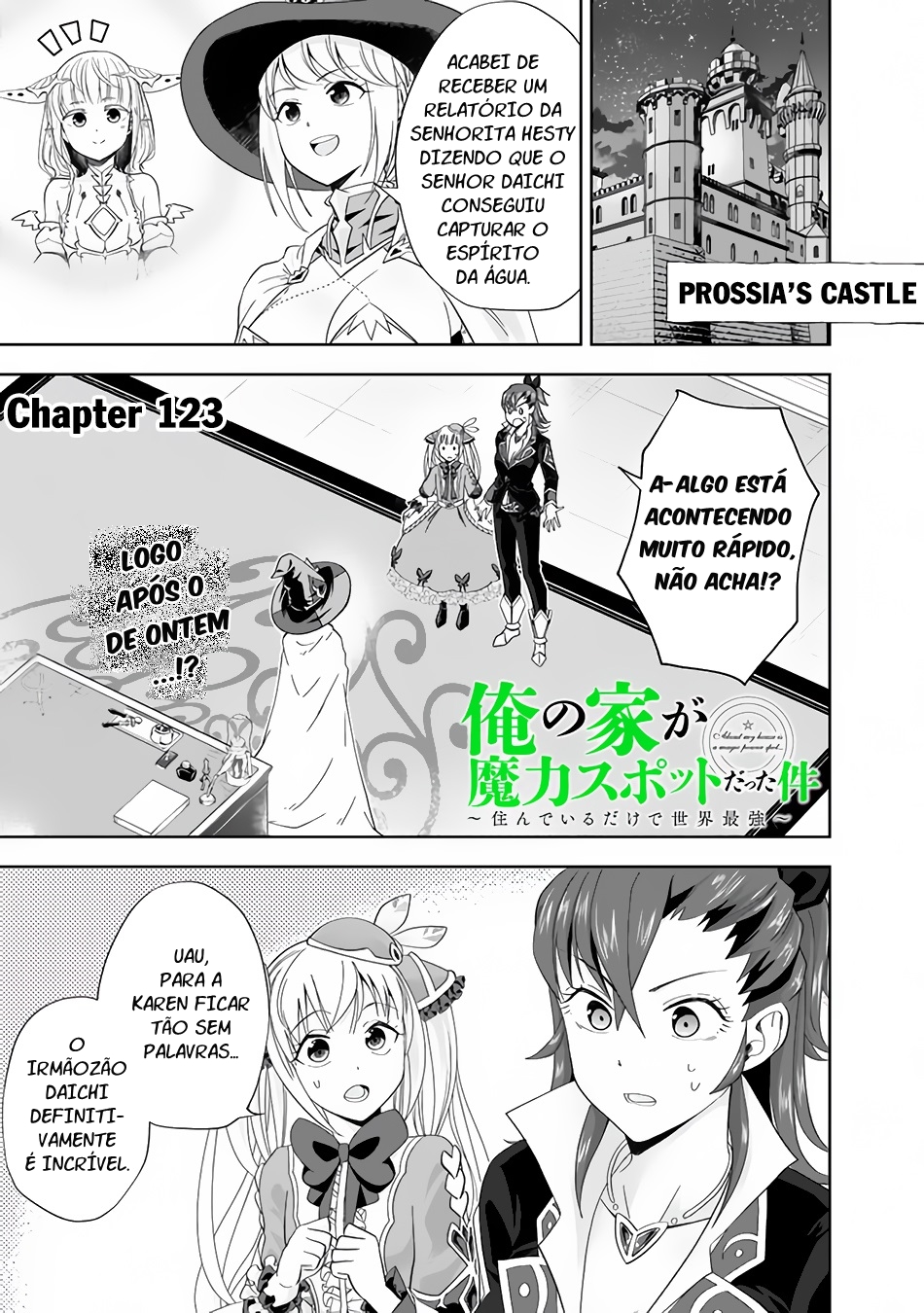Read My House Is a Magic Power Spot Just by Living There I Become the Strongest in the World PT Manga Online