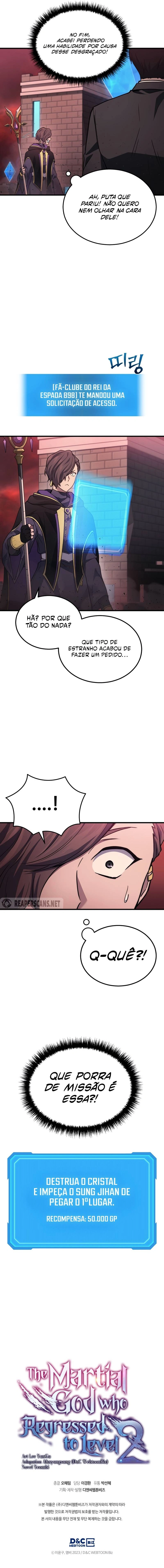 Read O Deus Marcial Retorna ao Nível 2 PT Manga Online