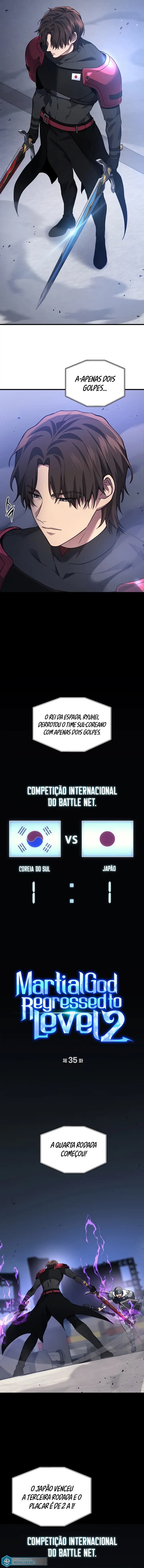 Read O Deus Marcial Retorna ao Nível 2 PT Manga Online
