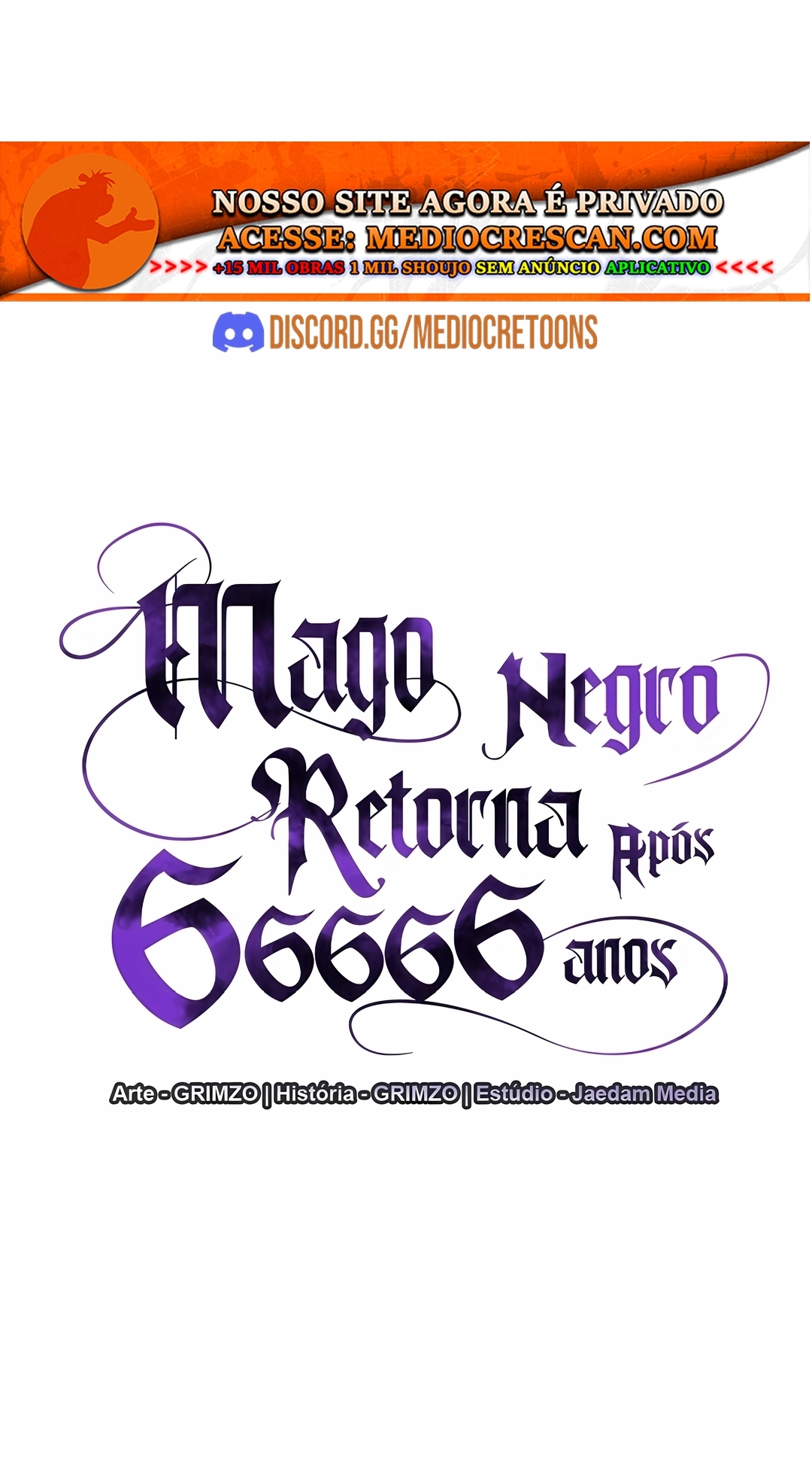 Read O Mago Negro que Retorna Após 66666 Anos PT Manga Online