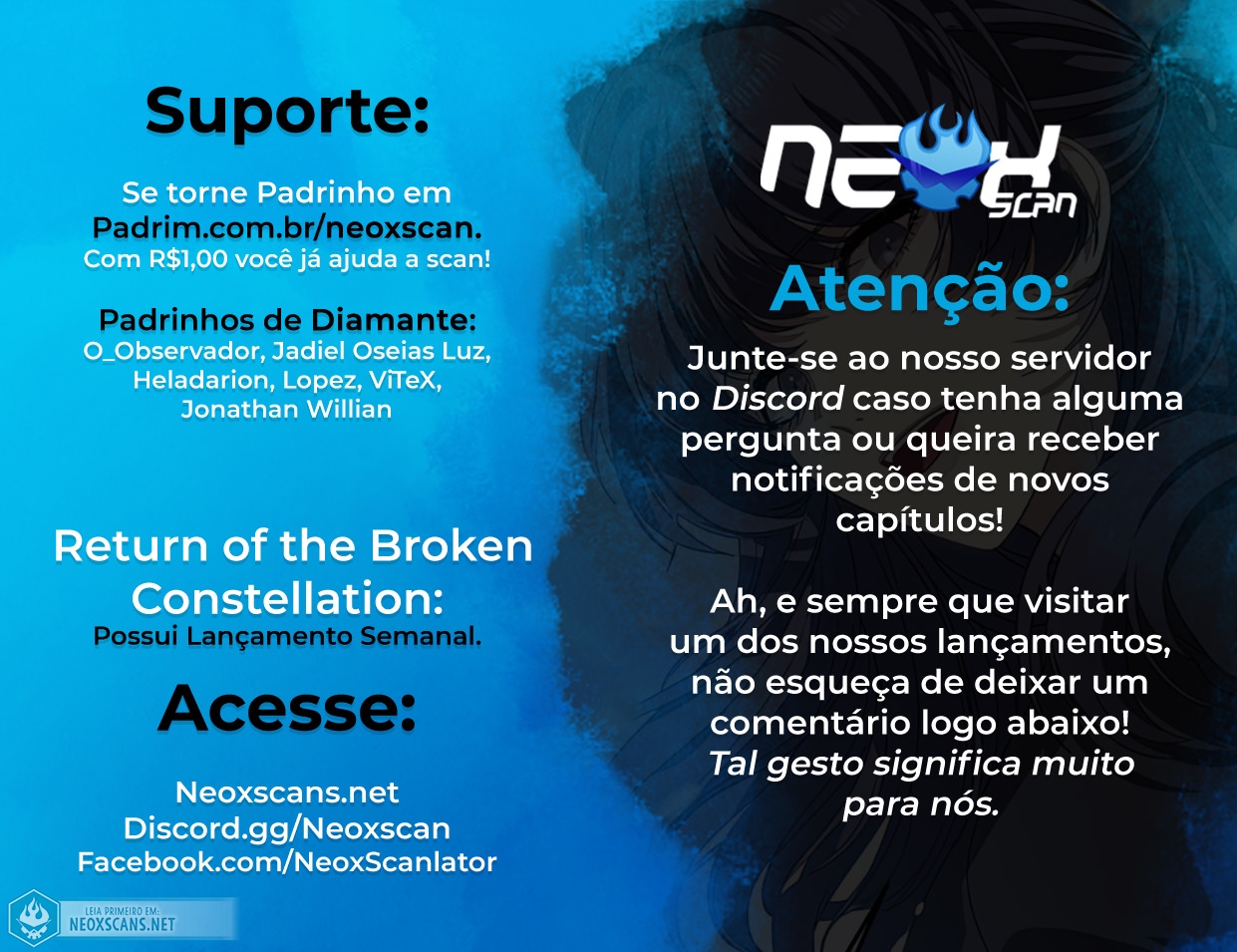 Read O Retorno da constelação perdida PT Manga Online