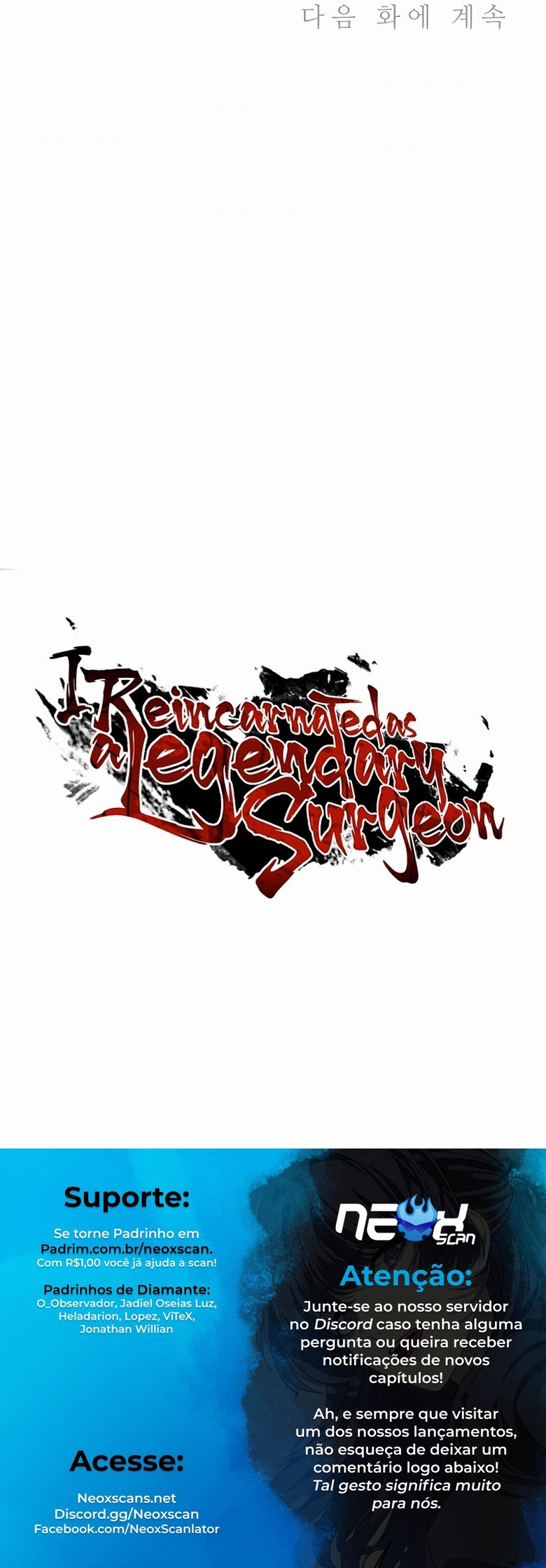 Read Reencarnei Como um Cirurgião Lendário PT Manga Online