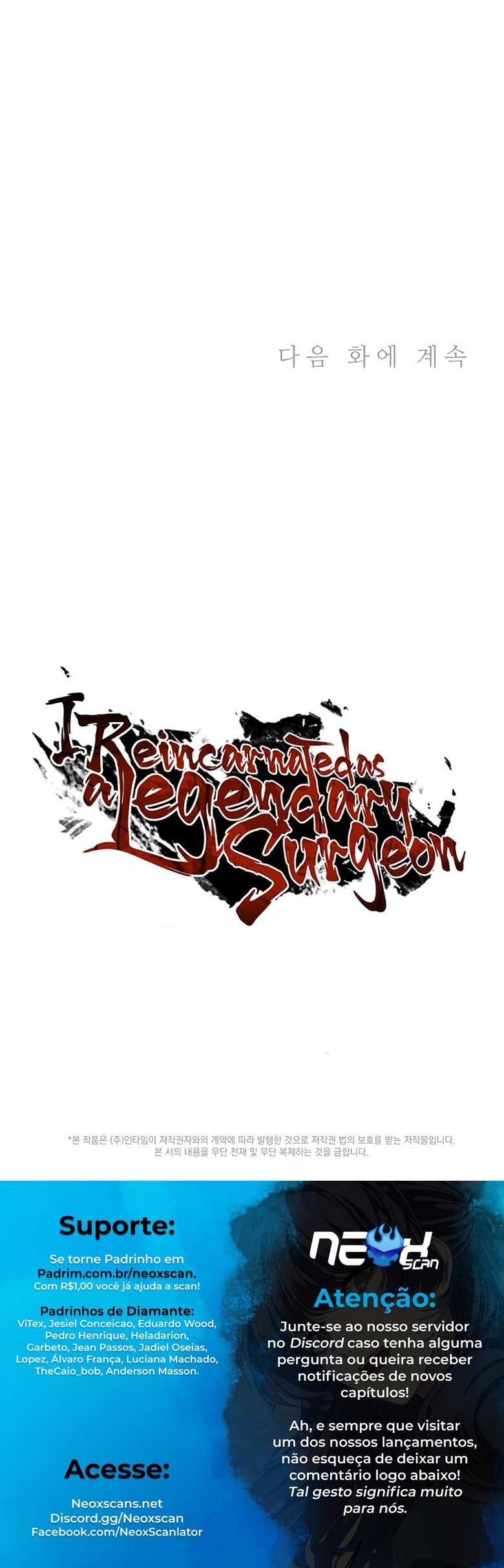 Read Reencarnei Como um Cirurgião Lendário PT Manga Online