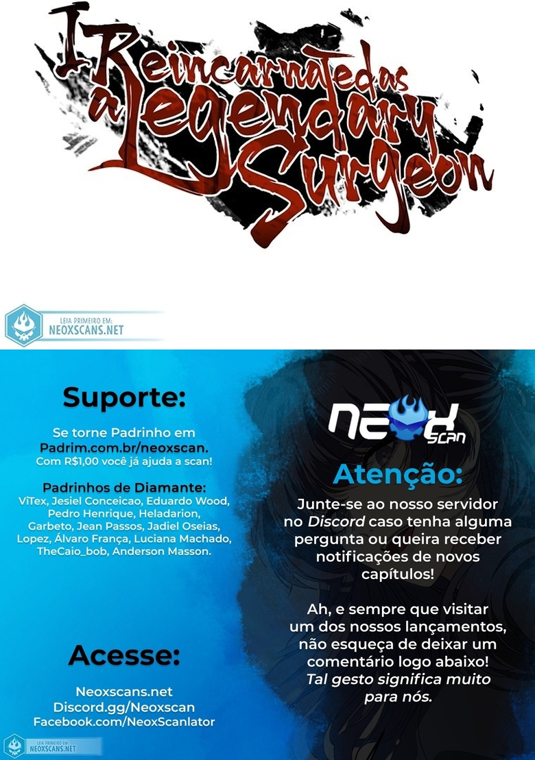 Read Reencarnei Como um Cirurgião Lendário PT Manga Online