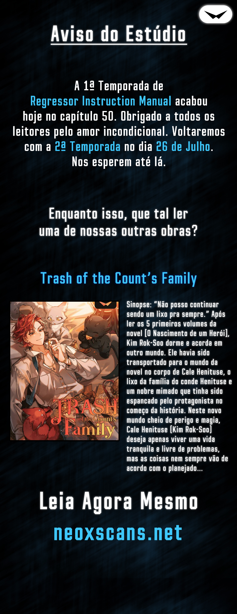 Read Regressor Instruction Manual PT Manga Online