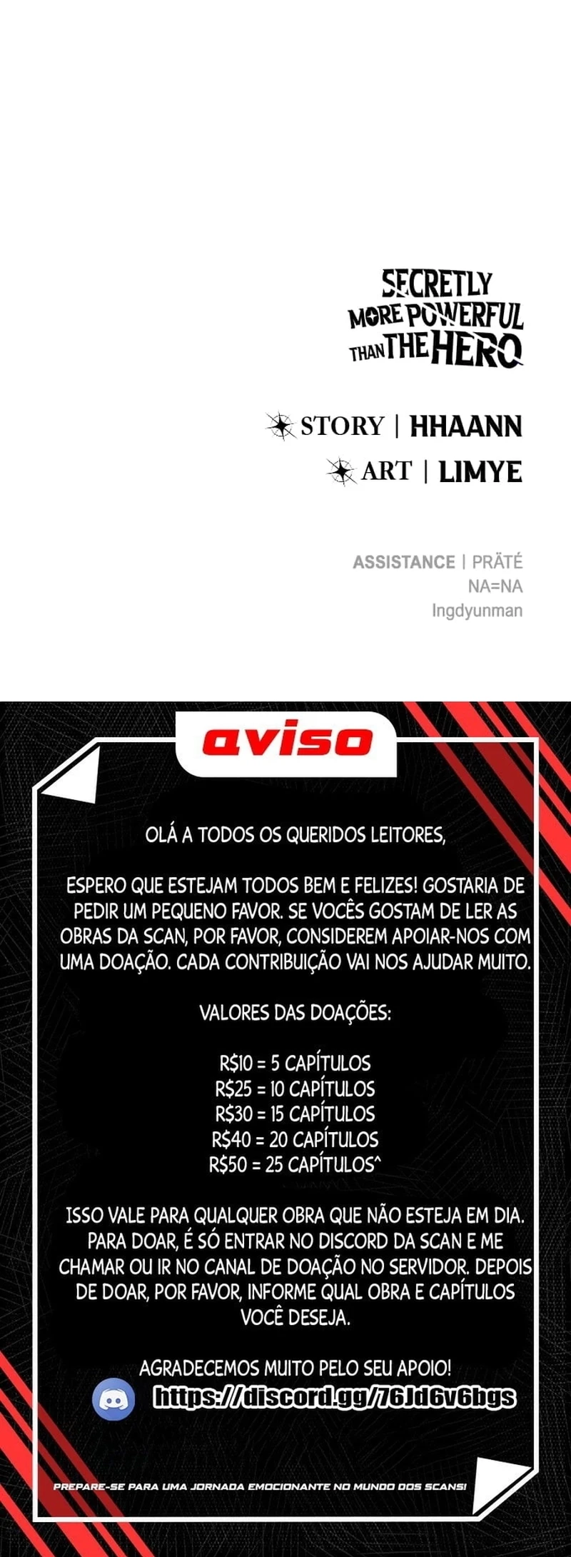 Read Secretamente Mais Poderoso que o Herói PT Manga Online