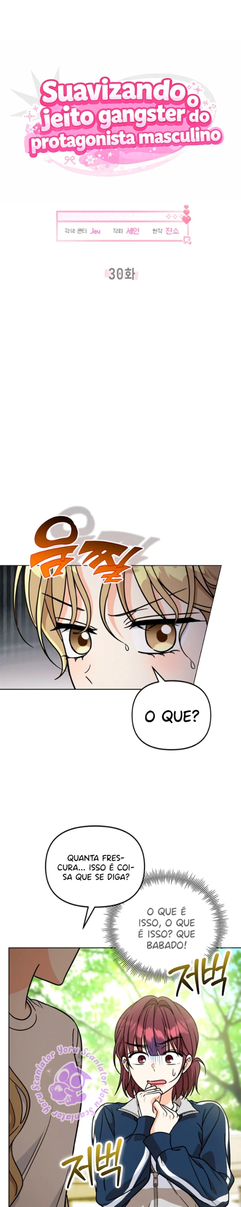 Read Suavizando o Jeito Gangster do Protagonista Masculino PT Manga Online