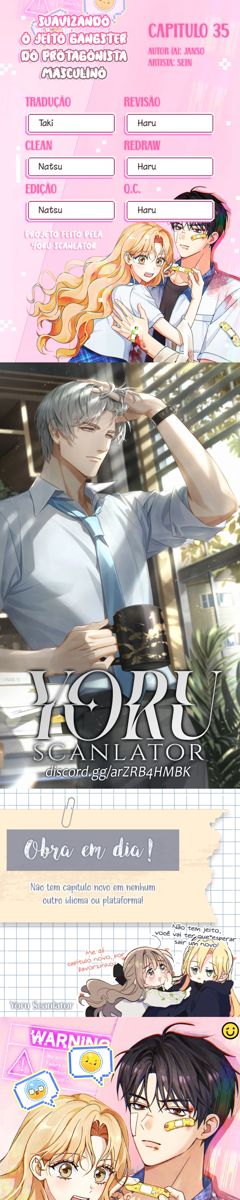 Read Suavizando o Jeito Gangster do Protagonista Masculino PT Manga Online