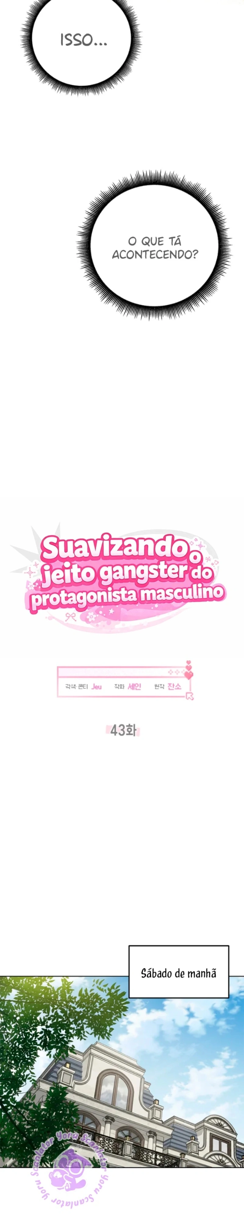 Read Suavizando o Jeito Gangster do Protagonista Masculino PT Manga Online