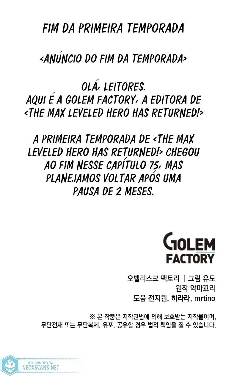 Read The Max Level Hero Has Returned PT Manga Online