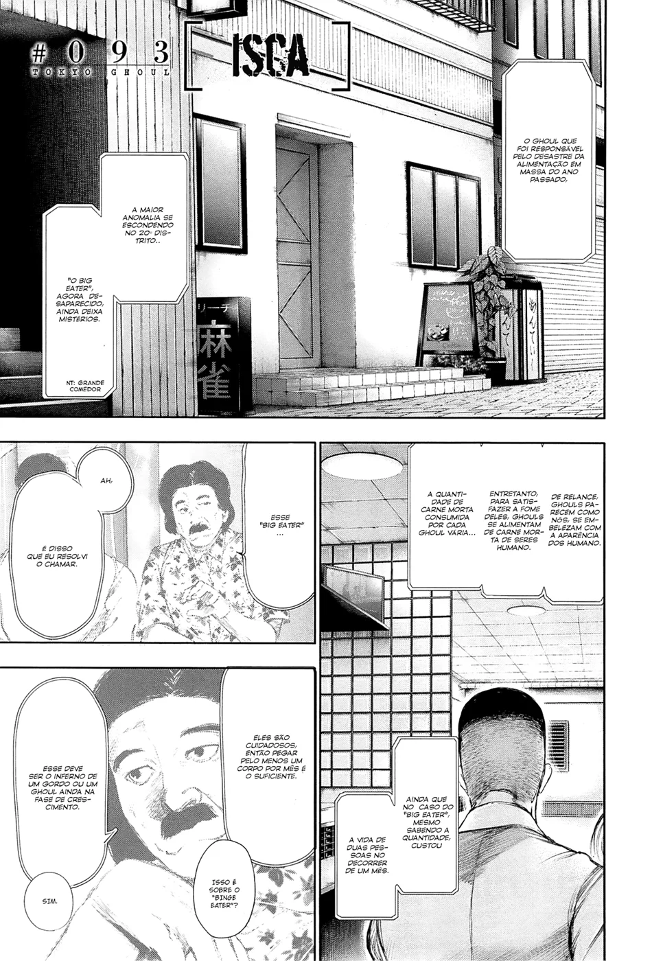 Read Tokyo Ghoul PT Manga Online