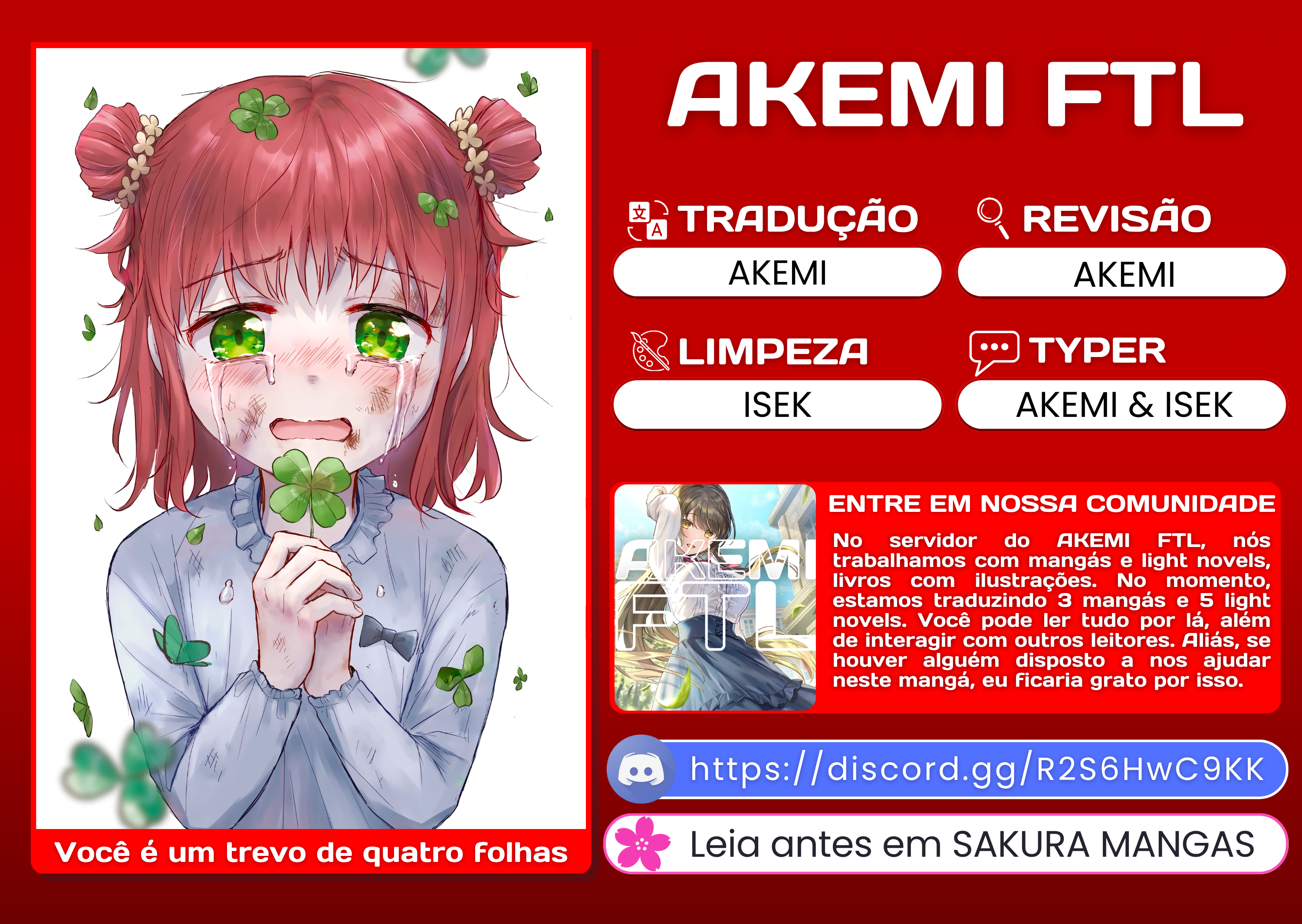 Read You Are a Four Leaf Clover PT Manga Online