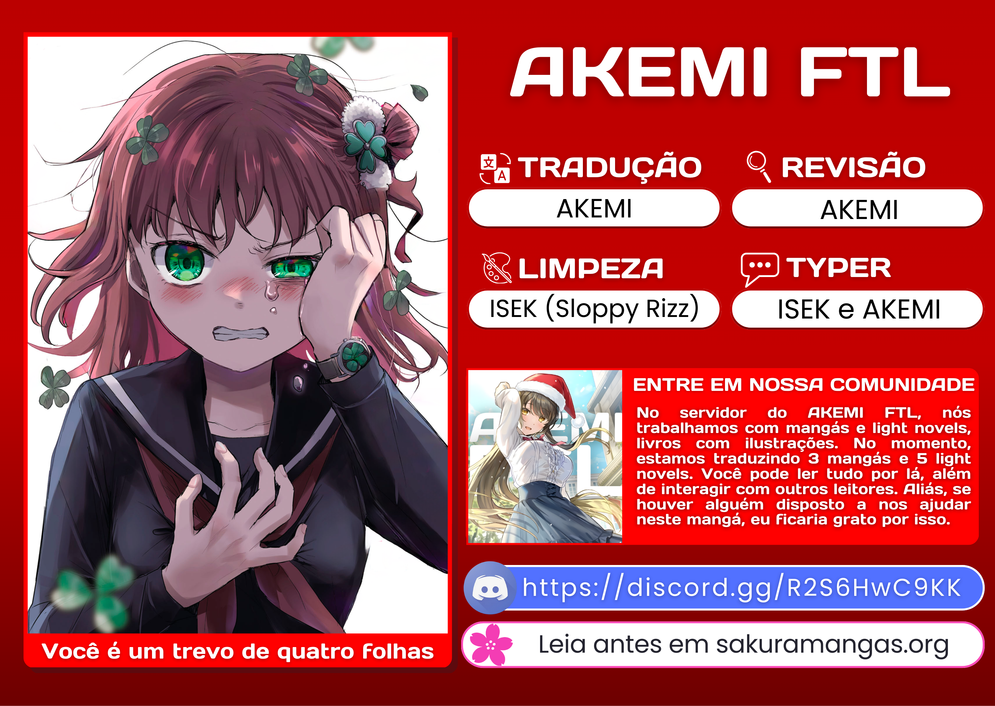 Read You Are a Four Leaf Clover PT Manga Online