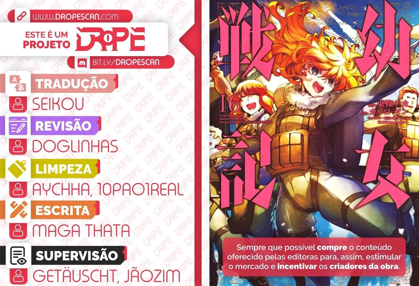 Read Youjo Senki PT Manga Online
