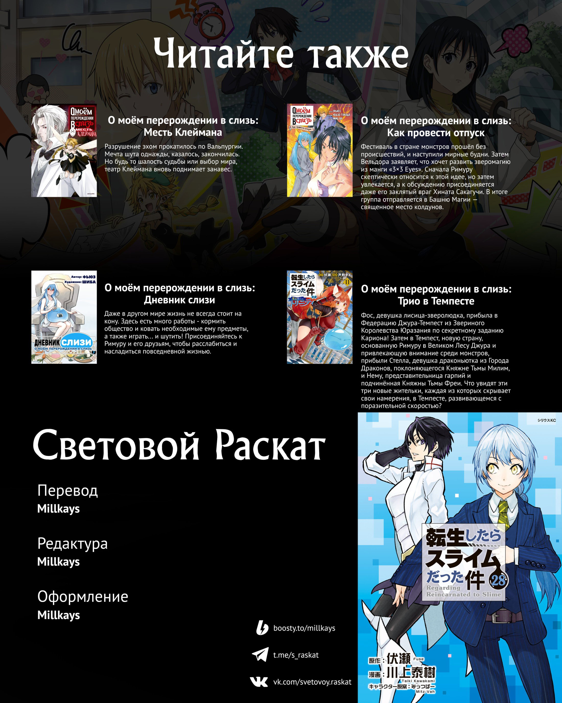Read О моём перерождении в слизь RU Manga Online